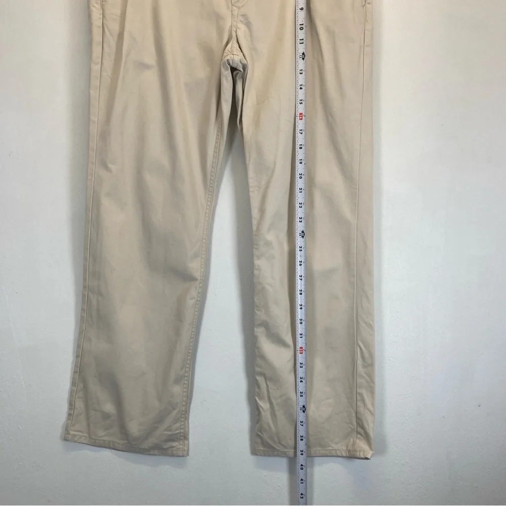 Bonobos Pants Men's 36x30 Khaki Beige Washed Chinos Straight Fit Cotton Casual - Picture 9 of 16